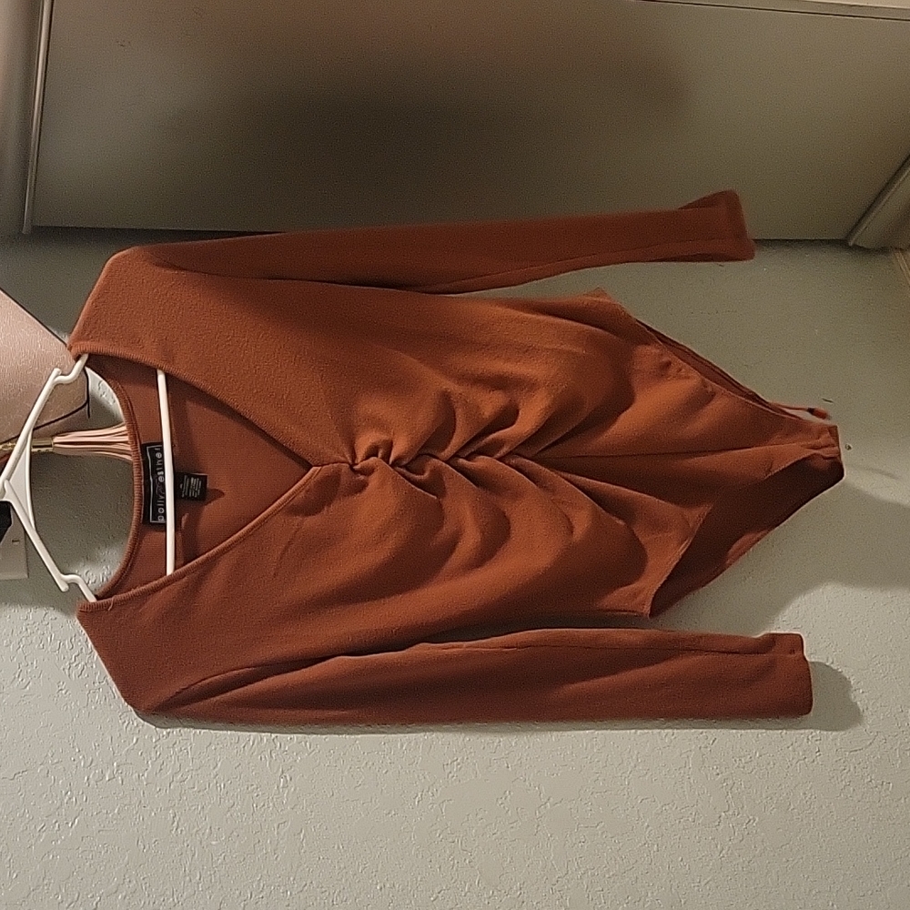 Brown winter blouse